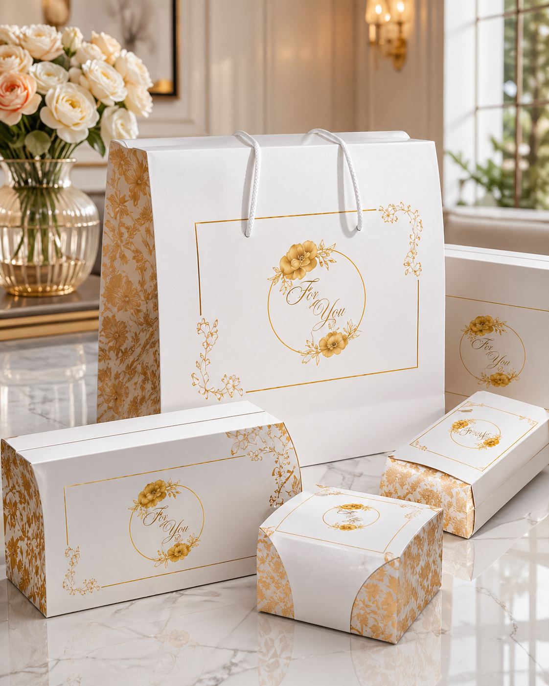 Custom branded paper bag