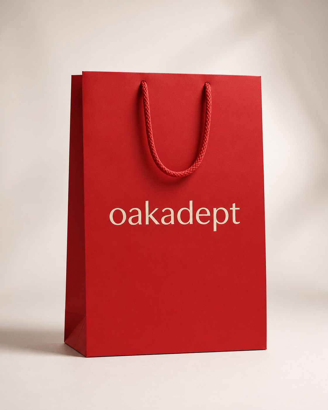 Custom branded paper bag