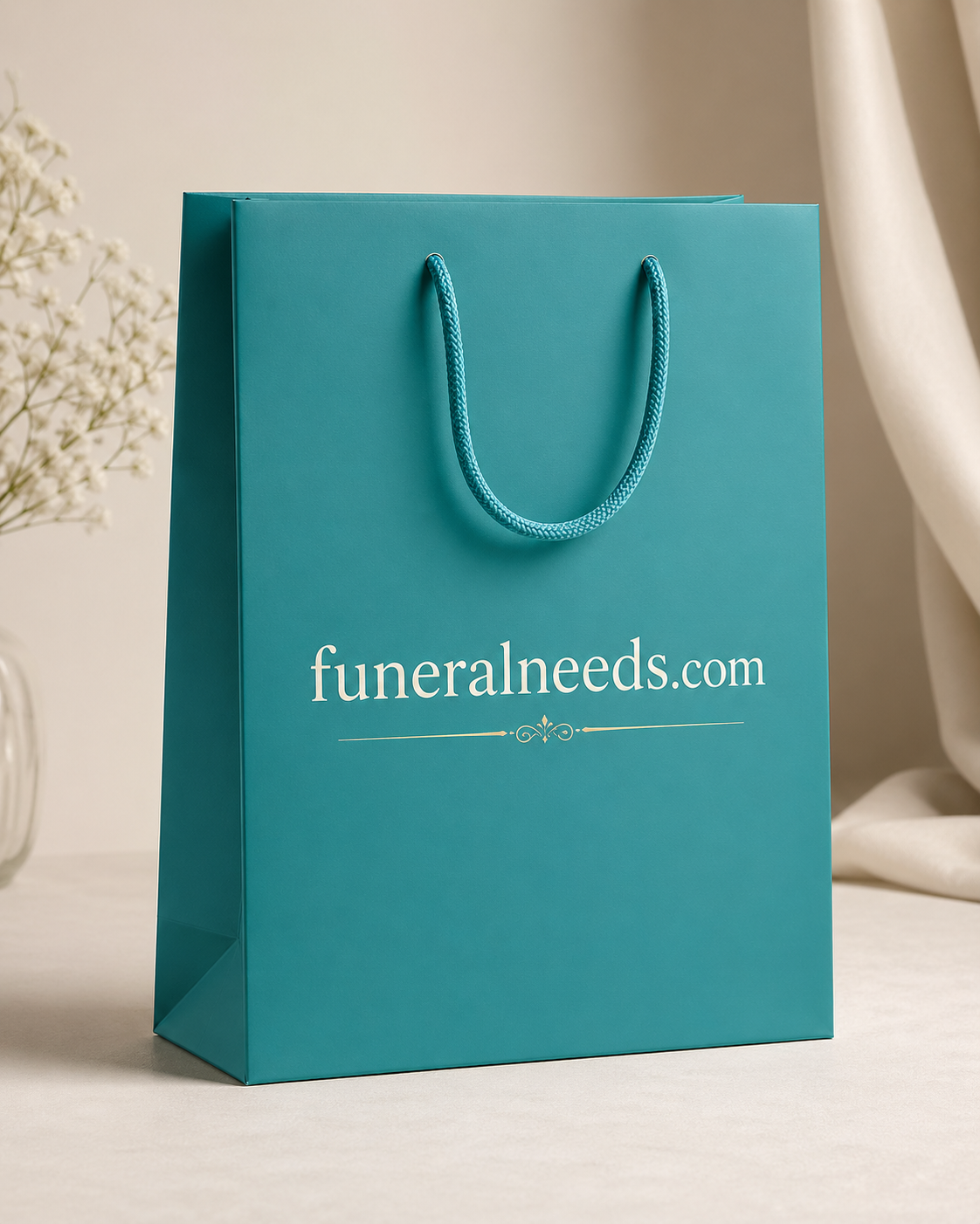 Custom branded paper bag